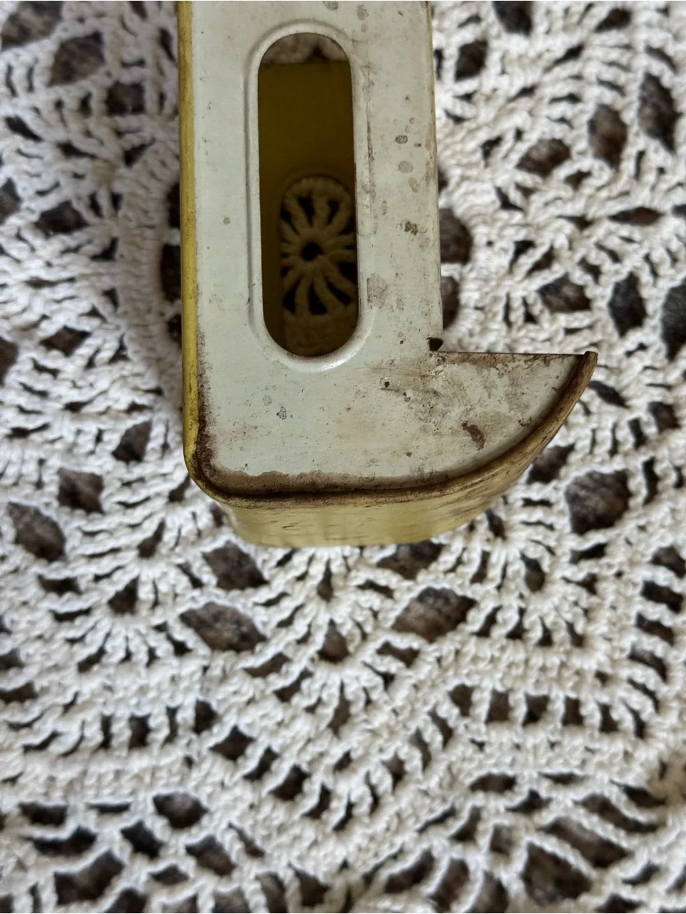 Vintage Tin Dutch Children Match Holder | Wall Match Box Holder | Cottage Decor